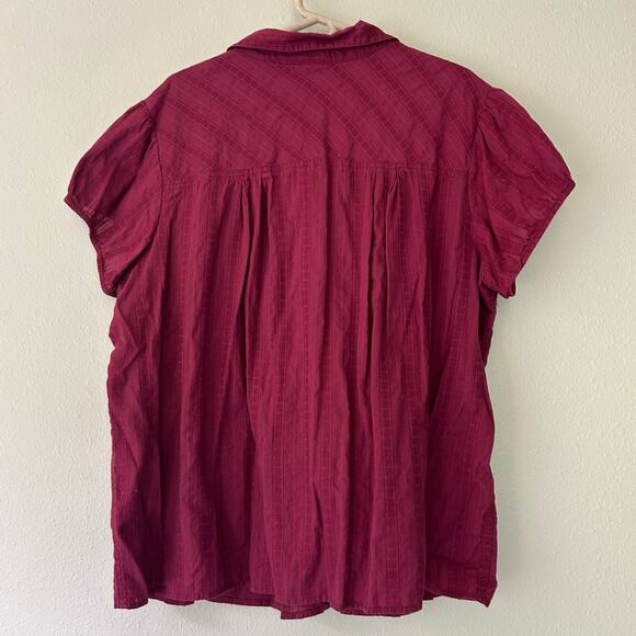 Vintage Route 66 short sleeve babydoll peplum empire waist boho Y2K Retro 3X - Picture 8 of 13